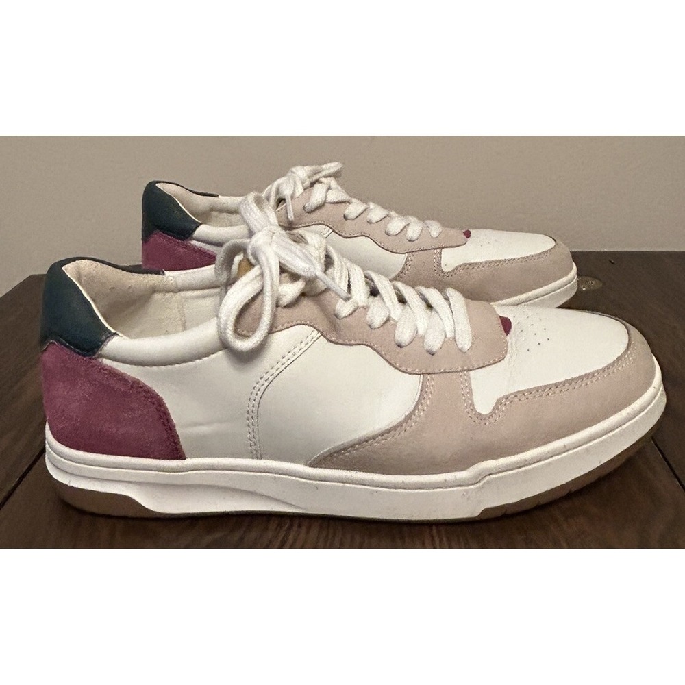 Madewell Women's Court Sneakers in Leather and Suede Size Women 10.5 Men's 9M